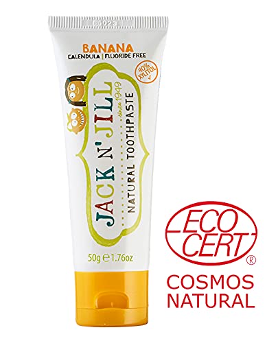 Graphic showing 40% Xylitol content and natural banana flavor