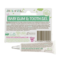 Calming chamomile and calendula in teething gel