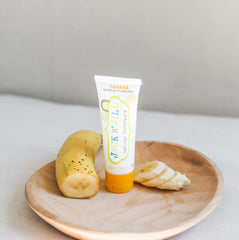 BPA-free packaging for Jack N' Jill fluoride-free toothpaste pack