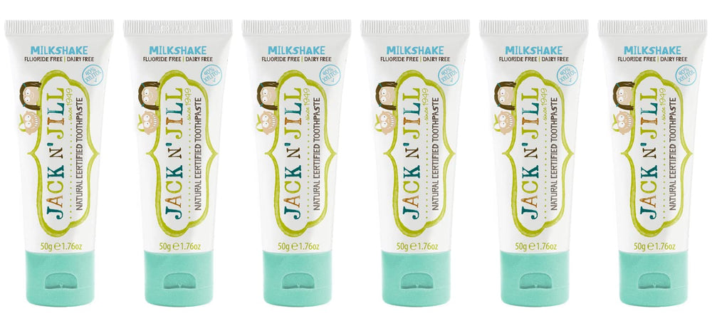 Product shot of Jack N' Jill Milkshake toothpaste for kids