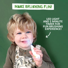 Jack N' Jill Tickle Toothbrush and toothpaste packaging