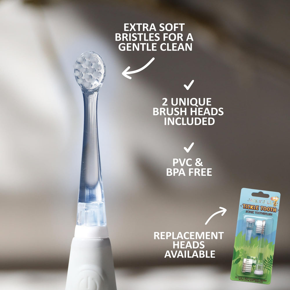 LED inspection light on toothbrush