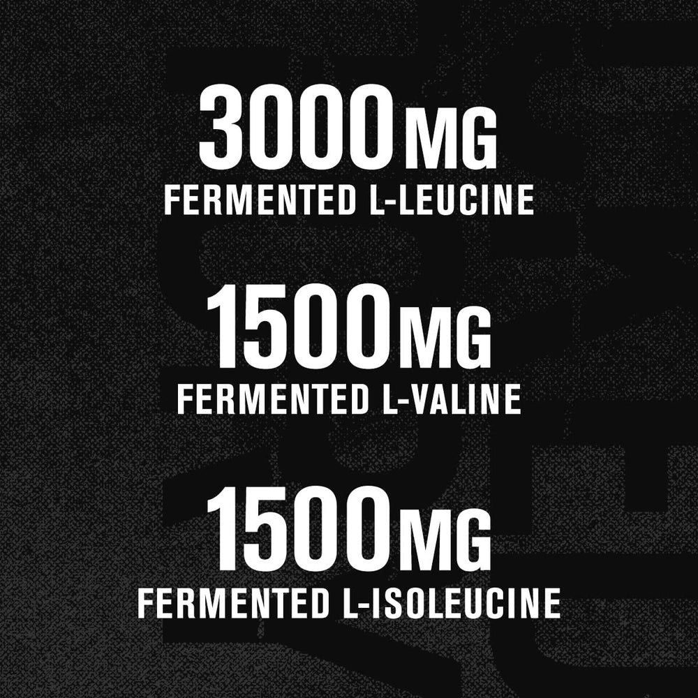 Graphic showing 6000 mg BCAAs per serving (2:1:1)