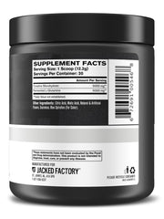 30-serving package of Jacked Factory Creatine + Glutamine (Blue Raspberry)