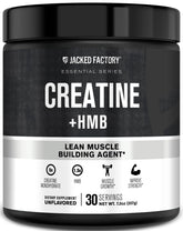 Jacked Factory Creatine Monohydrate + HMB powder bottle with label