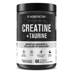 Jacked Factory Creatine + Taurine 60 serving bottle