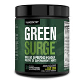 Jacked Factory Green Surge green superfood powder with sour apple flavor