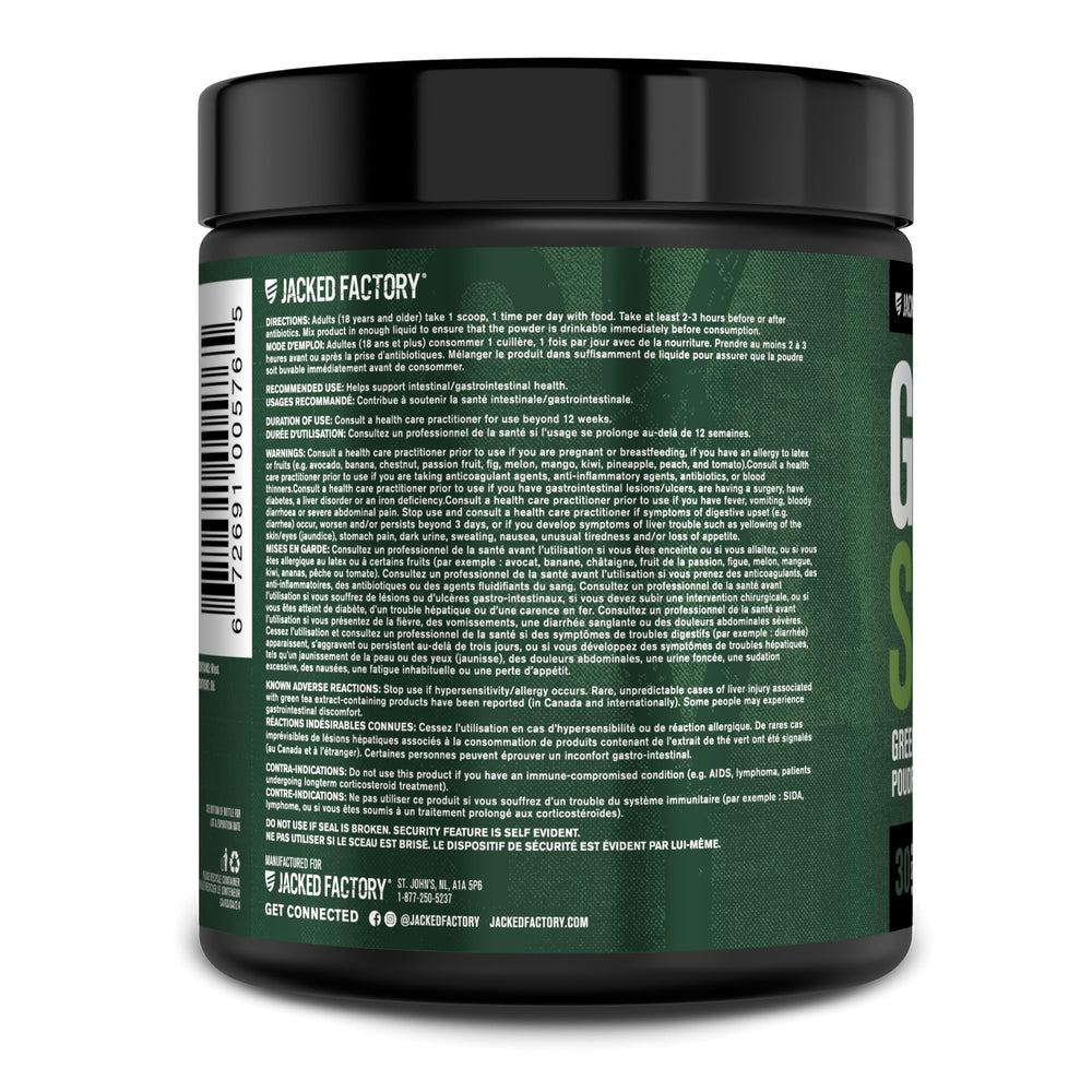 Organic greens blend used in Green Surge