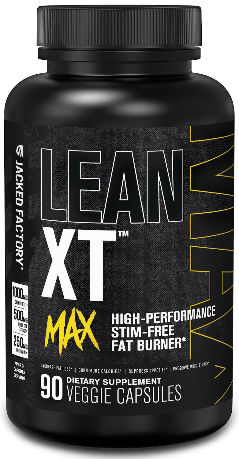 Front view of Jacked Factory Lean-XT Max bottle