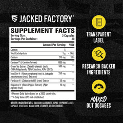 Graphic highlighting Green Tea Extract and Bioperine in Lean-XT Max