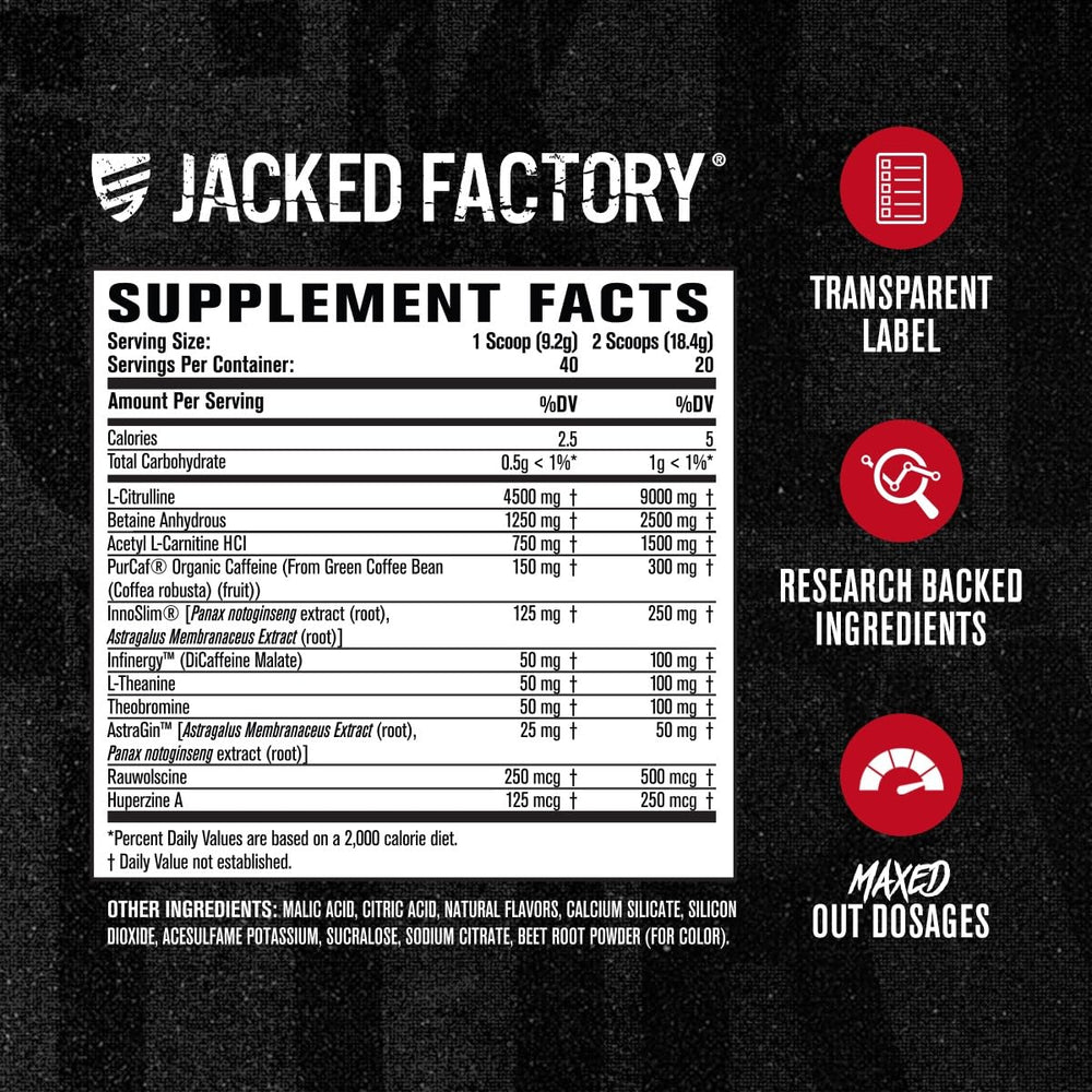 Betaine Anhydrous crystals in Nitrosurge Shred Max boost power output