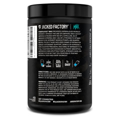 Jacked Factory Pumpsurge Max packaging box communicates premium quality and cgmp manufacturing.