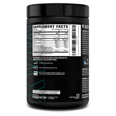 Jacked Factory Pumpsurge Max serving shot for on-the-go dosing.