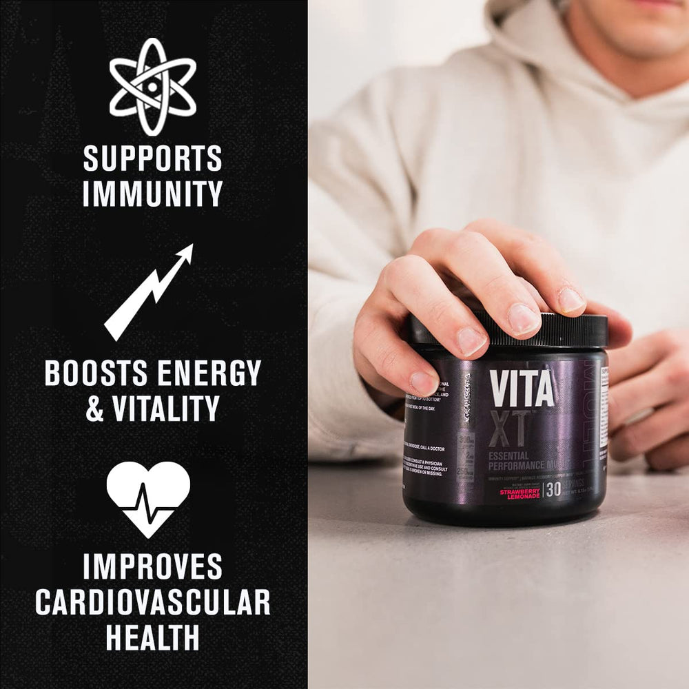 Shaker bottle with Vita XT being mixed