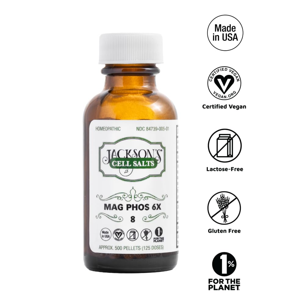 Close-up of Magnesia phosphorica 6X pellets