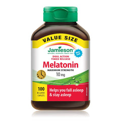Jamieson Melatonin 10 mg bottle front view