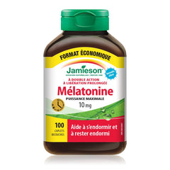 Jamieson Melatonin 10 mg caplets close-up