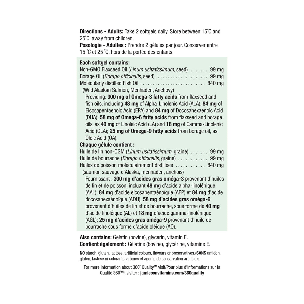 Serving directions: take 2 softgels daily