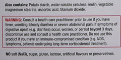 Packaging detail of Jamieson Probiotics
