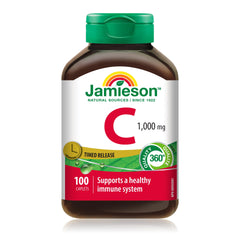 Bottle of Jamieson Vitamin C 1,000 mg Timed Release