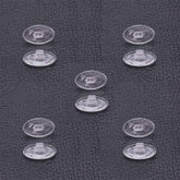 JAMMY 5-pairs oval card-shaped nose pads (transparent silicone) close-up