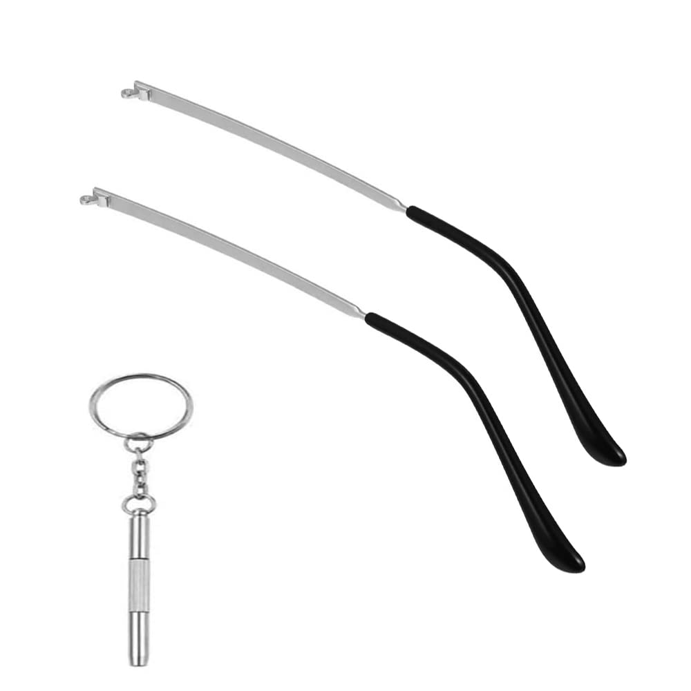 Jammy silvery metal temple arm for eyeglasses and sunglasses