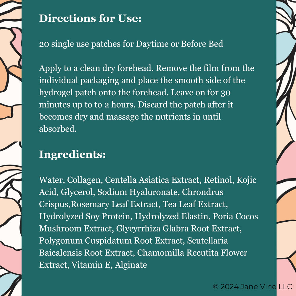 Texture and adhesive-free design of the forehead wrinkle patch