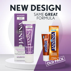 Janina Ultra White 75ml toothpaste packaging box