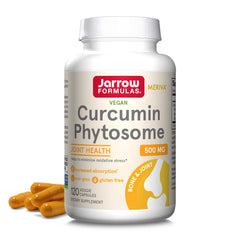 Bottle of Jarrow Formulas Curcumin Phytosome 500 mg with Meriva label