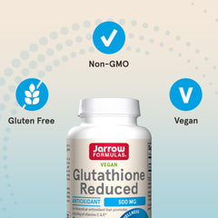 Jarrow Glutathione Reduced bottle with capsules