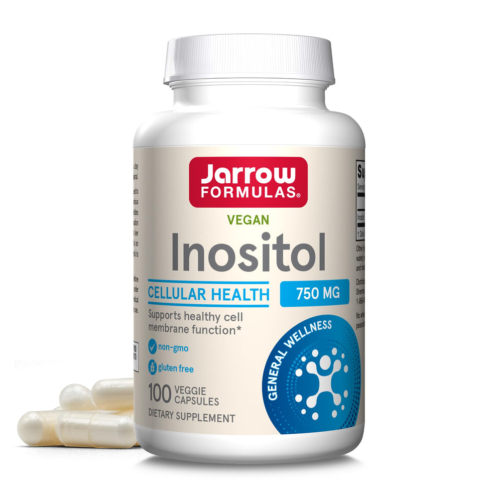 Jarrow Formulas bottle front label showing product name and capsule count, clear branding benefit