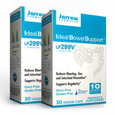 Jarrow Formulas Ideal Bowel Support – two-pack bottle arrangement with 60 servings