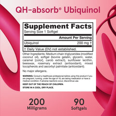 Clinical results showing increases in Co-Q10 levels with QH-Absorb