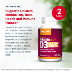 Close-up of Vitamin D3 2500 IU softgels