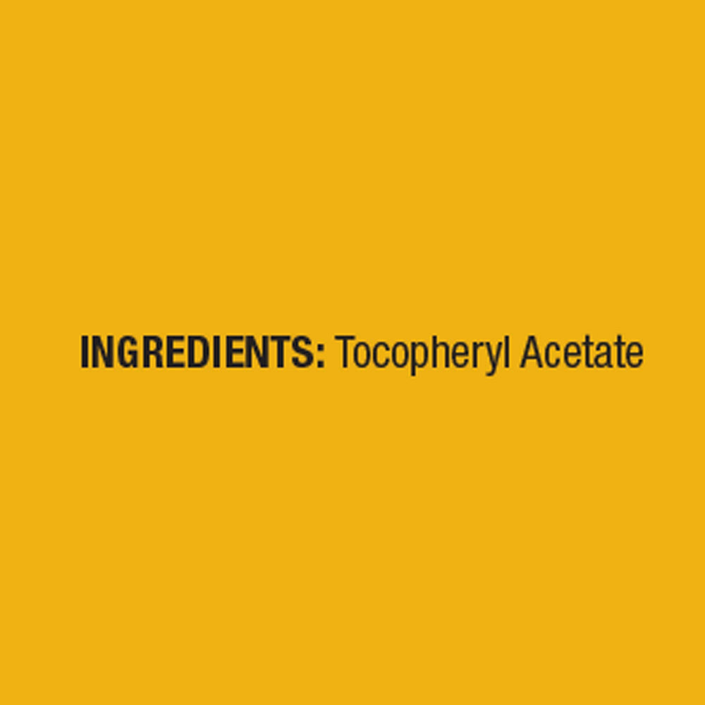 Ingredients label for Jason Vitamin E Oil 32,000 IU