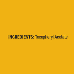 Ingredients label for Jason Vitamin E Oil 32,000 IU