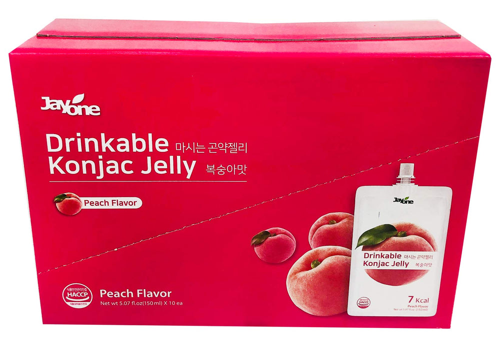 Jayone Konjac Jelly Peach 150ml – Side view