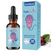 JerlyMush Zeolite Detox for Kids bottle with berry flavor label