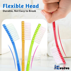 JEVOLVE disposable toothbrushes for camping and travel