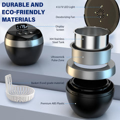 Cleaner suitable for jewelry and dental appliances