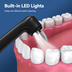 Built-in LED light for improved visibility during use