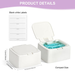 Floss dispenser used in bathroom cabinet for organization