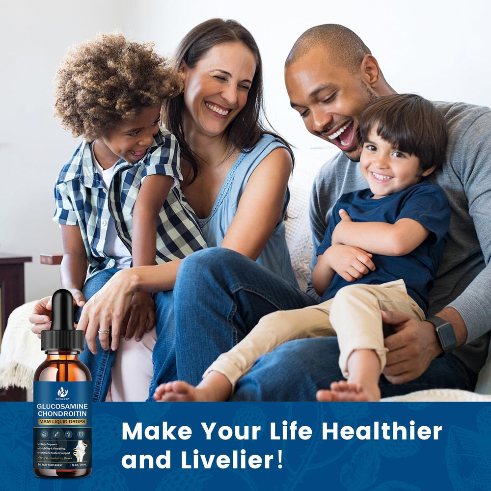 Diagram showing bone health and absorption benefits of JIANKYTZ Drops