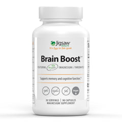 Jigsaw Health Brain Boost bottle label