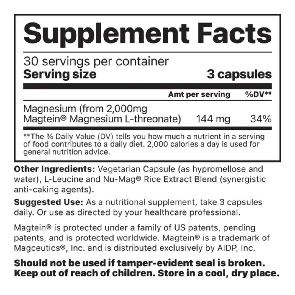 Magnesium L-Threonate chemical illustration