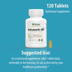 Jigsaw Health Activated B w/SRT 120 tablets packaging