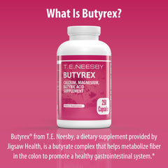 Close-up of Butyrex capsules