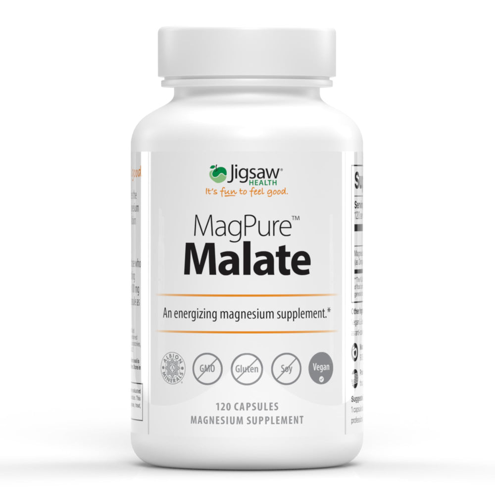 Jigsaw Health MagPure Malate bottle close-up