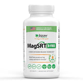 Bottle of Jigsaw Health MagSRT B-Free magnesium supplement, 240 tablets