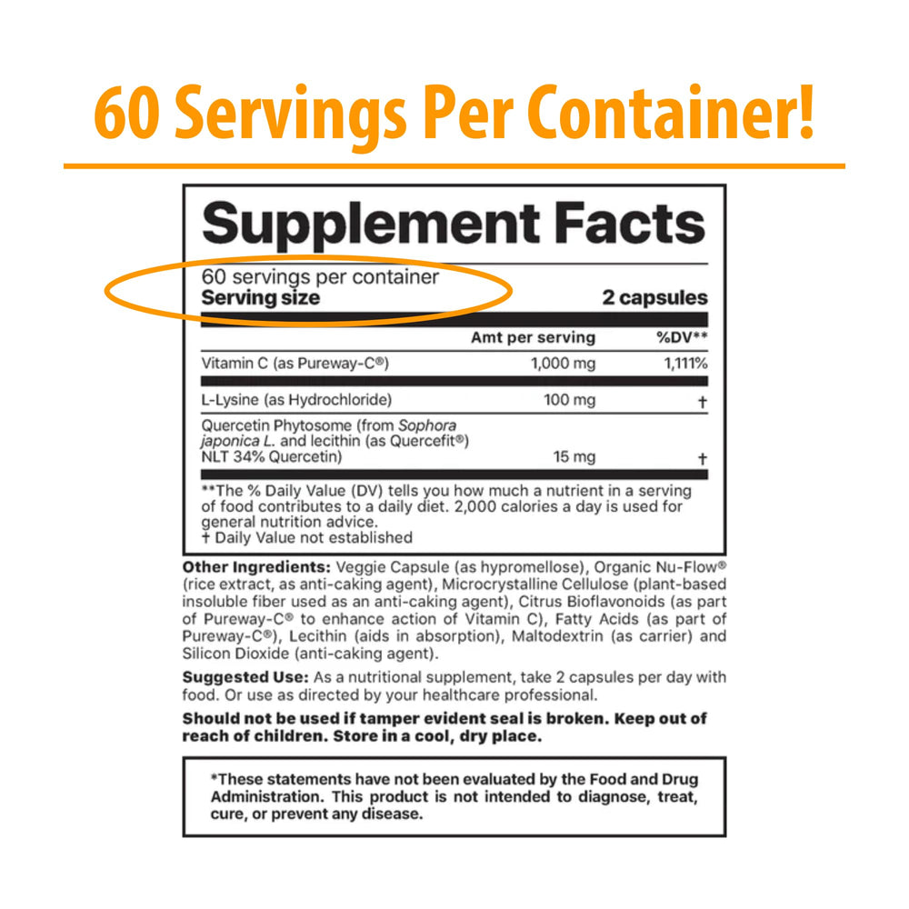 Front label of Jigsaw Health Pureway-C Plus